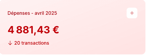 Carte des dépenses